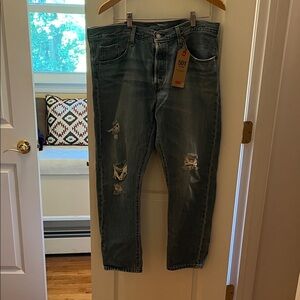 Levi's Women's Blue Straight Leg Jeans